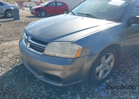 2013 Dodge Avenger Se from USA, damaged, VIN 1C3CDZAB8DN537377